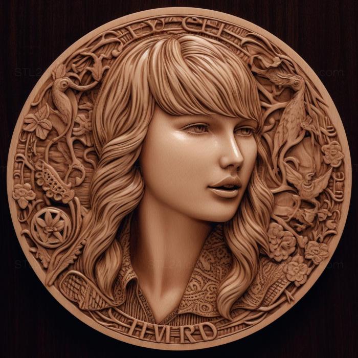 Famous (Taylor Swift 1, 3DFMS_7988) 3D models for cnc